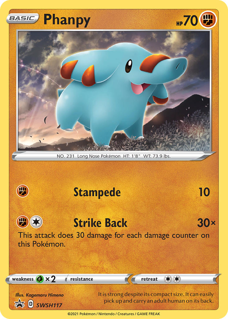 Phanpy Sword & Shield Promos SET-SWSH117