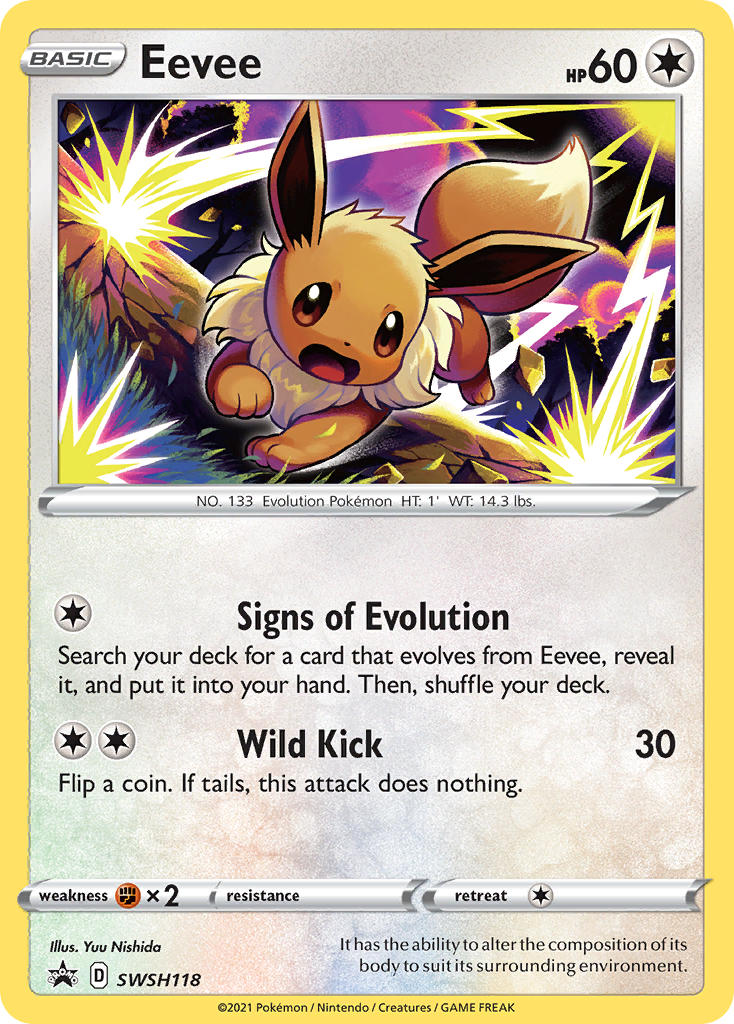 Eevee Sword & Shield Promos SET-SWSH118