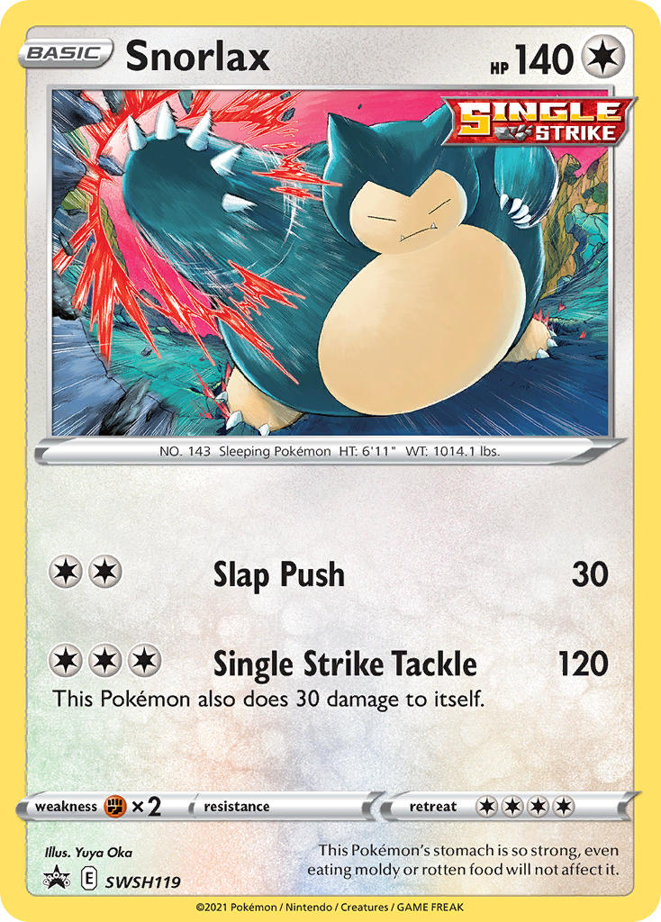 Snorlax Sword & Shield Promos SET-SWSH119