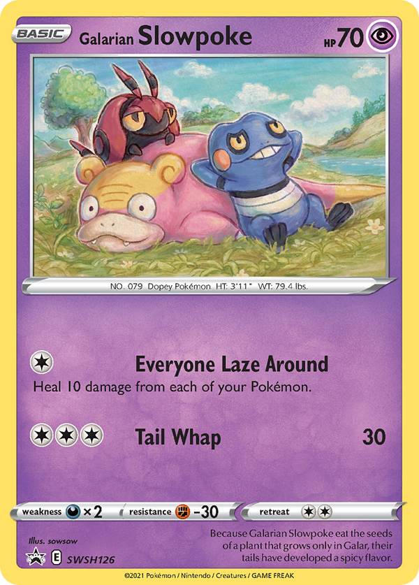 Galarian Slowpoke Sword & Shield Promos SET-SWSH126