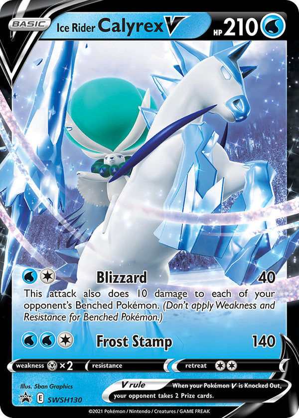 Ice Rider Calyrex V Sword & Shield Promos SET-SWSH130