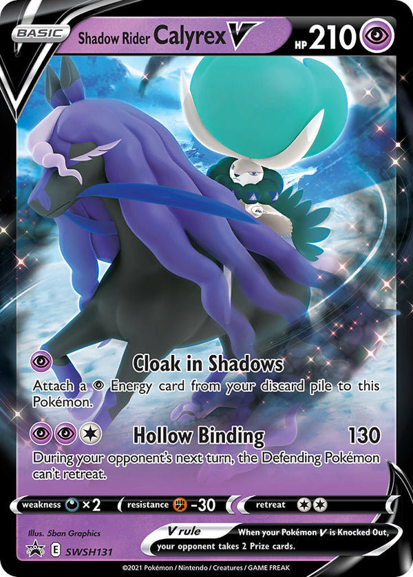Shadow Rider Calyrex V Sword & Shield Promos SET-SWSH131