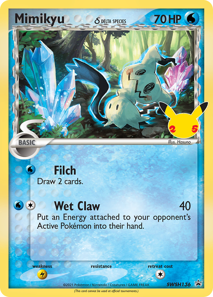 Mimikyu Sword & Shield Promos SET-SWSH136