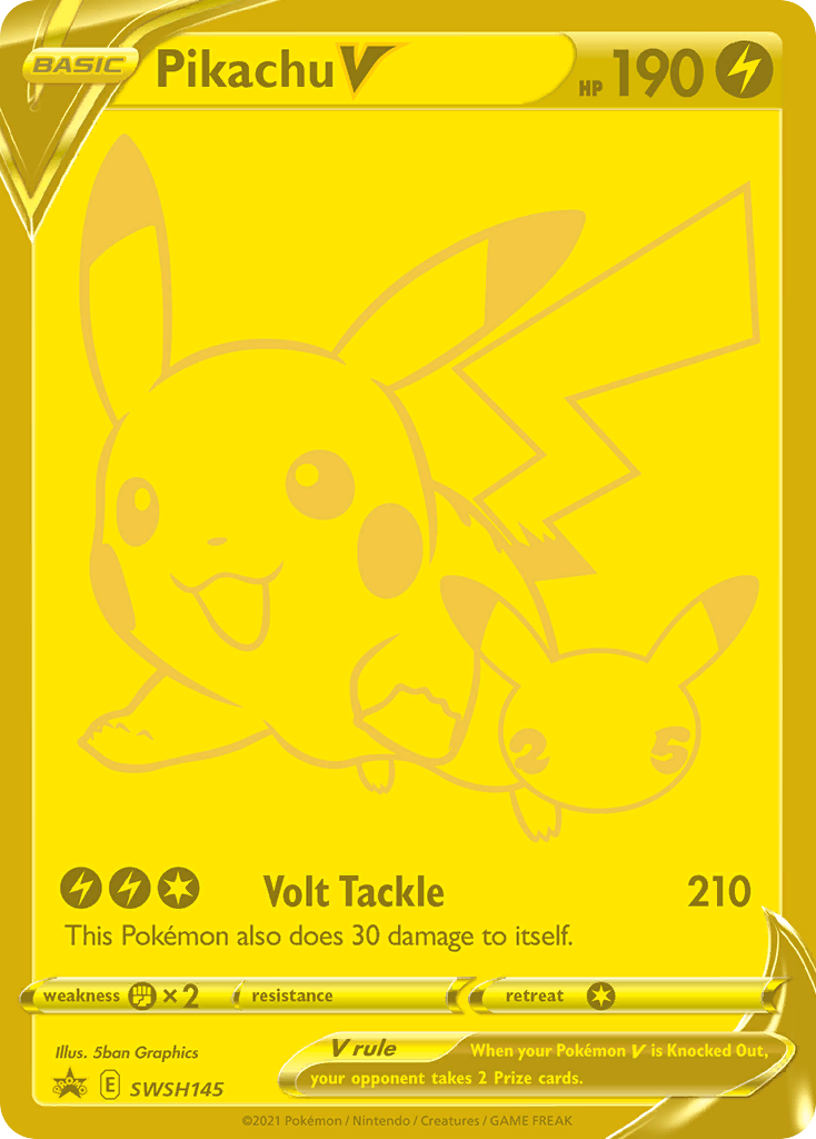 Pikachu V Sword & Shield Promos SET-SWSH145