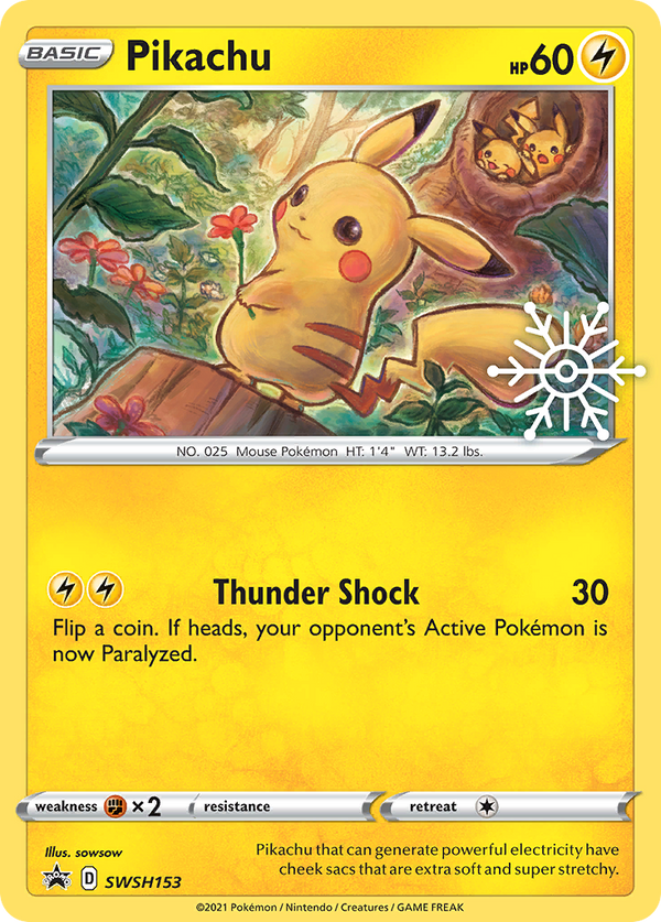 Pikachu Sword & Shield Promos SET-SWSH153