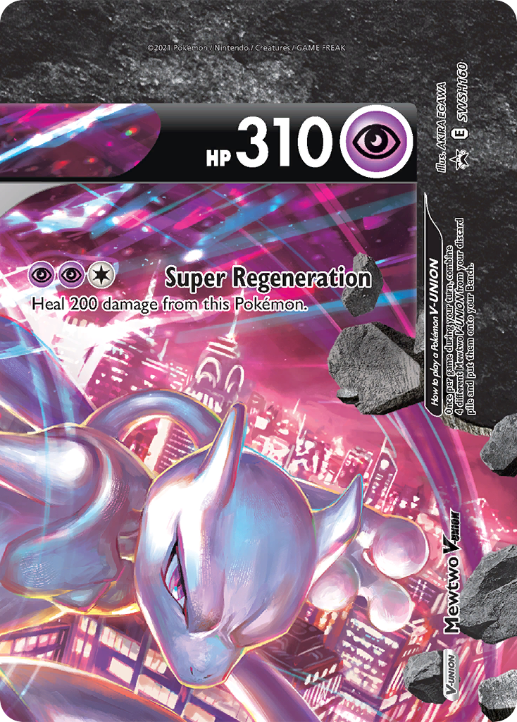Mewtwo V-UNION Sword & Shield Promos SET-SWSH160