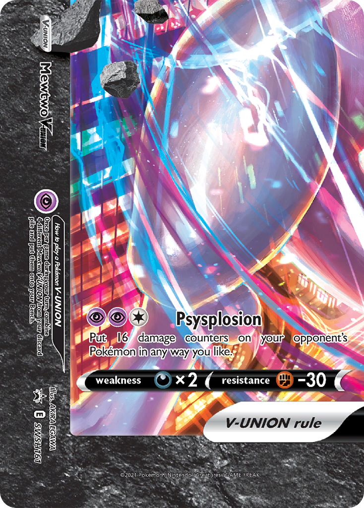 Mewtwo V-UNION Sword & Shield Promos SET-SWSH161