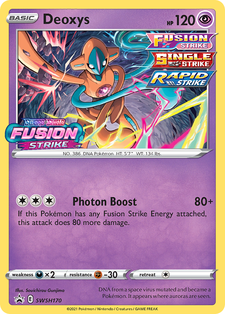 Deoxys Sword & Shield Promos SET-SWSH170