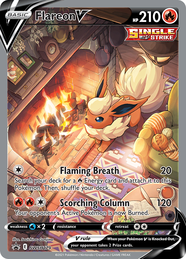 Flareon V Sword & Shield Promos SET-SWSH179