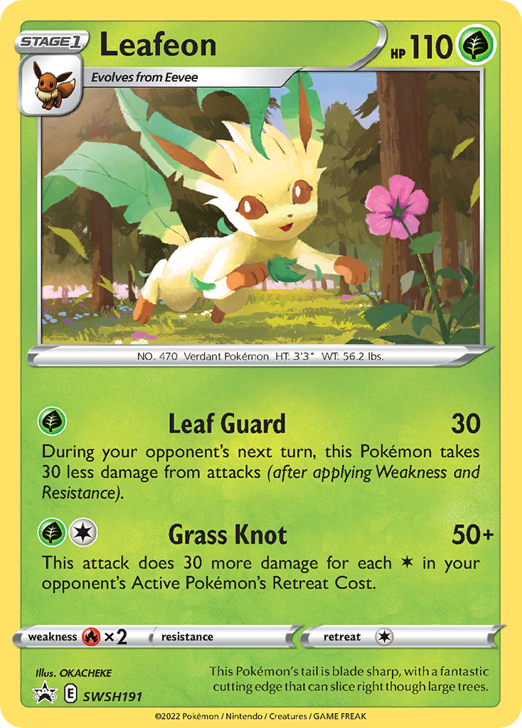 Leafeon Sword & Shield Promos SET-SWSH191