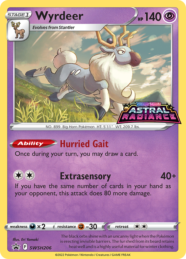 Wyrdeer Sword & Shield Promos SET-SWSH206