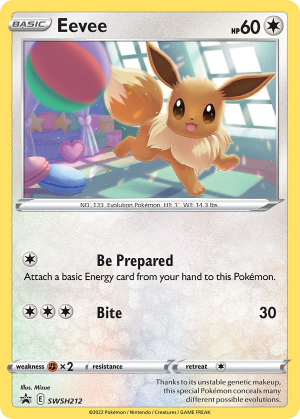 Eevee Sword & Shield Promos SET-SWSH212