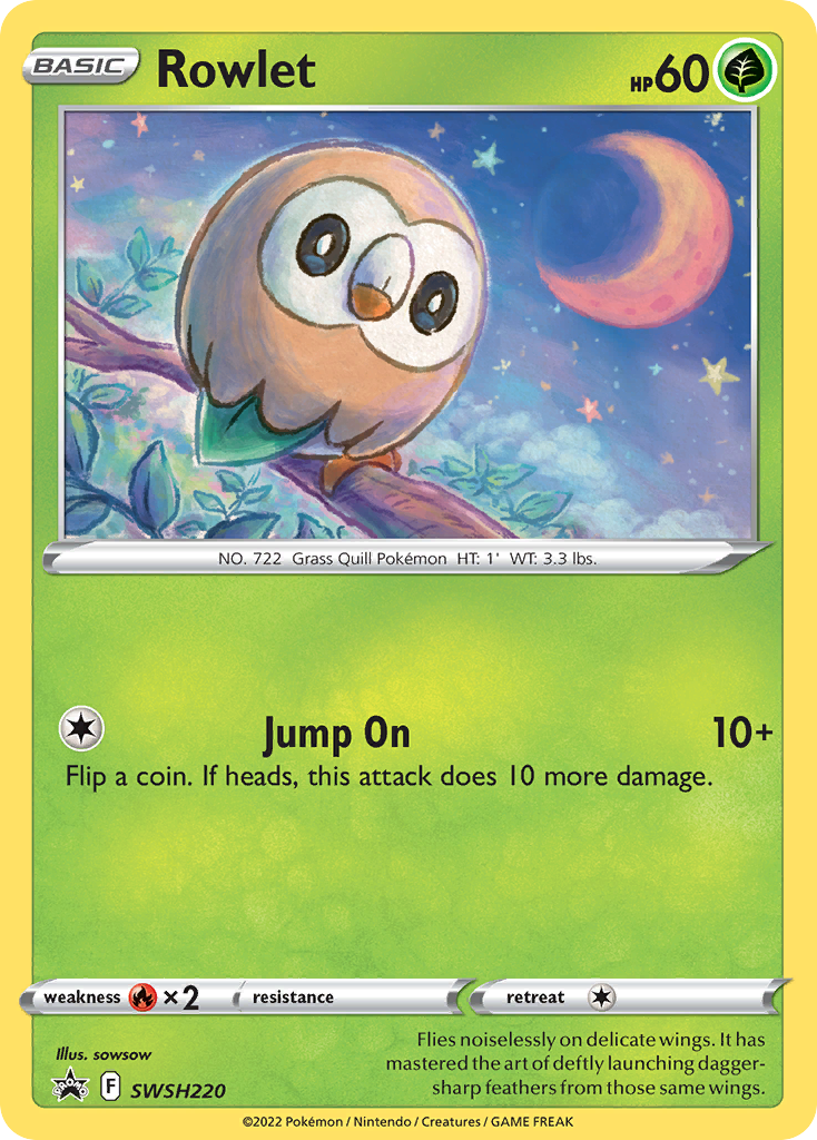 Rowlet Sword & Shield Promos SET-SWSH220