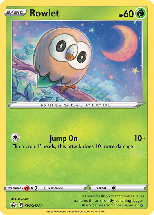 Rowlet Sword & Shield Promos SET-SWSH220