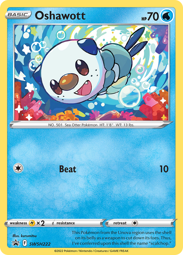 Oshawott Sword & Shield Promos SET-SWSH222