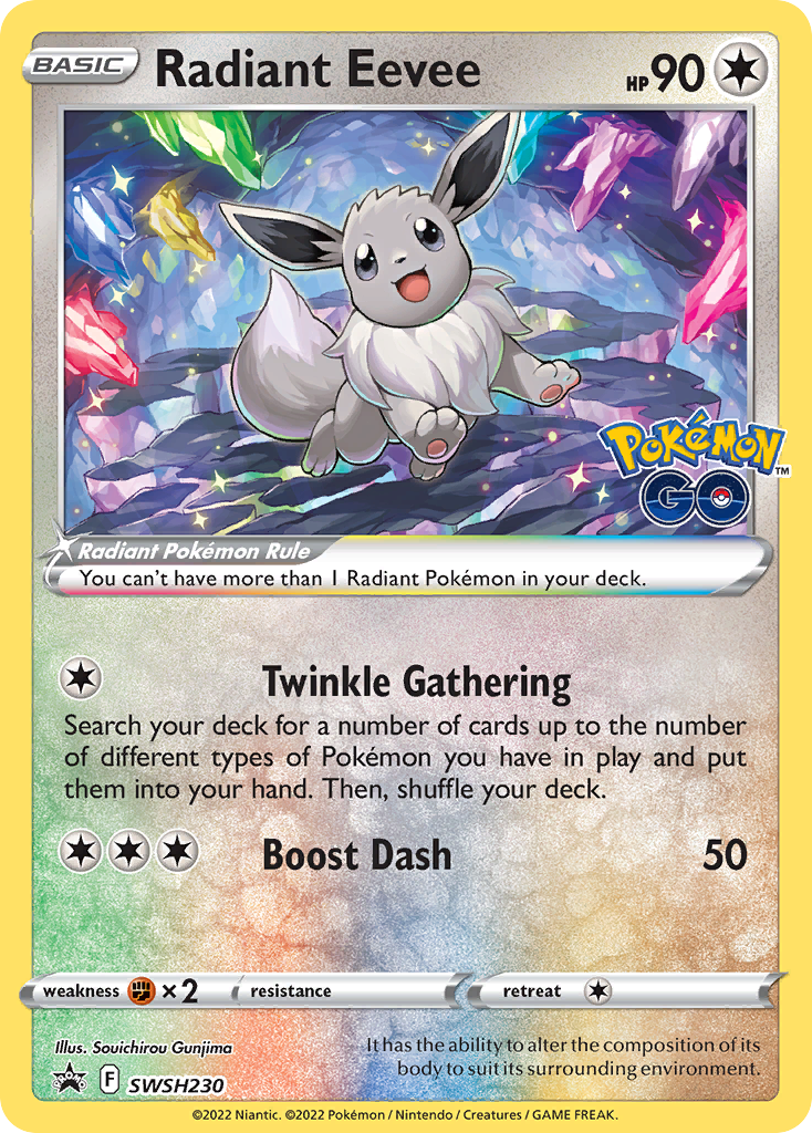 Radiant Eevee Sword & Shield Promos SET-SWSH230