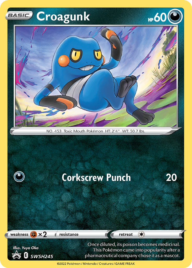 Croagunk Sword & Shield Promos SET-SWSH245