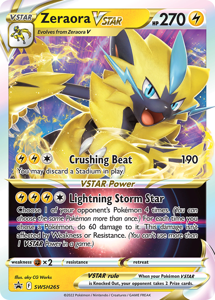 Zeraora VSTAR Sword & Shield Promos SET-SWSH265