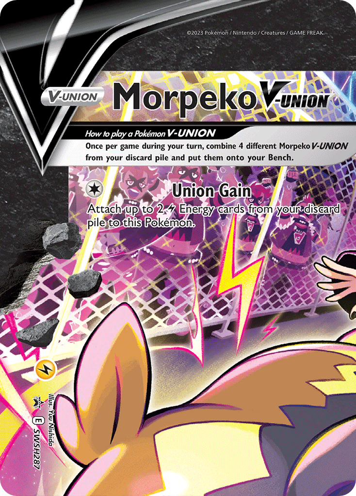 Morpeko V-UNION Sword & Shield Promos SET-SWSH287