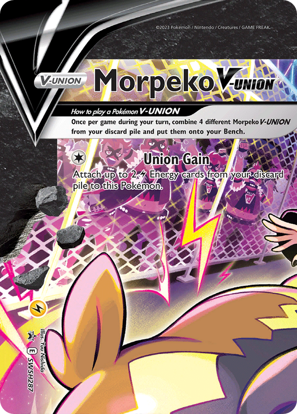 Morpeko V-UNION Sword & Shield Promos SET-SWSH287