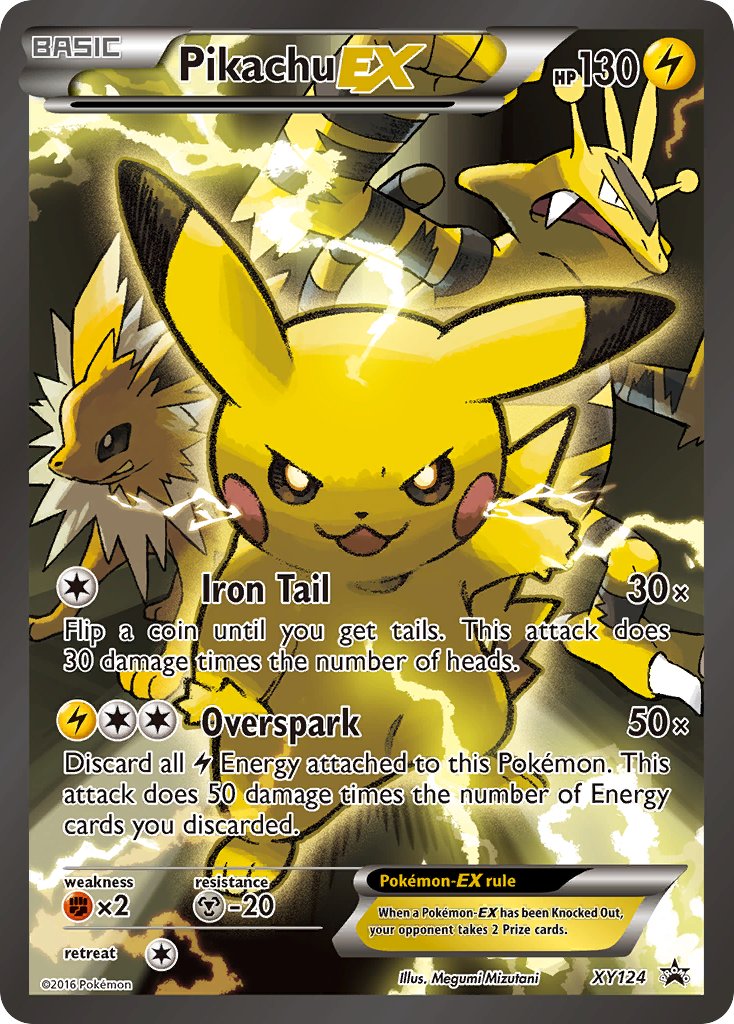 Pikachu-EX XY Promos SET-XY124