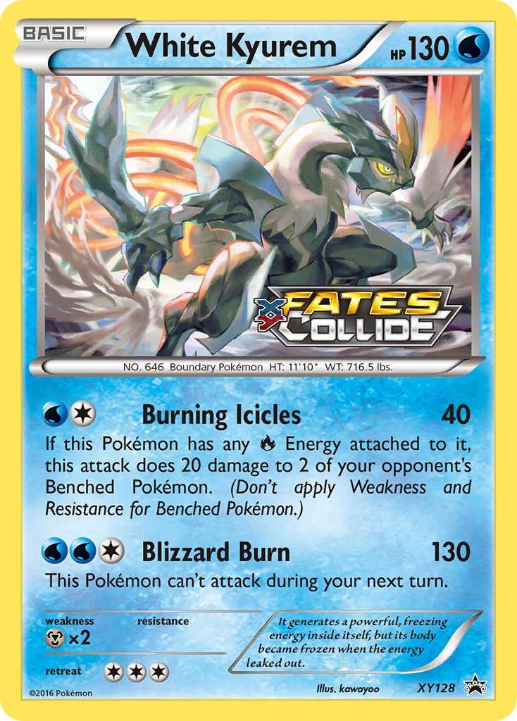 White Kyurem XY Promos SET-XY128