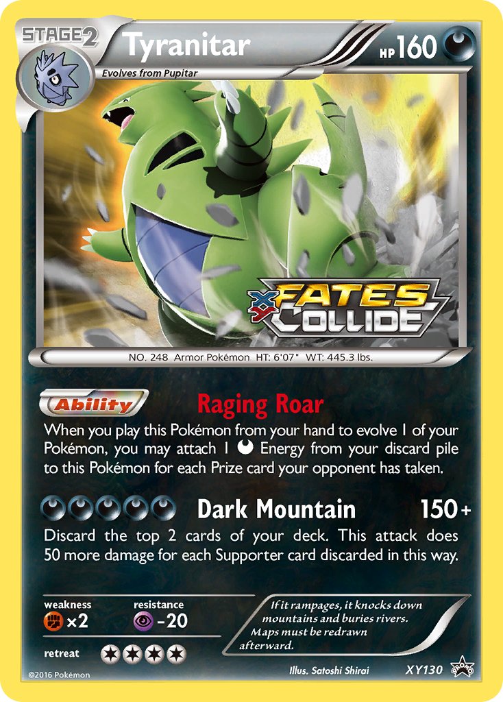 Tyranitar XY Promos SET-XY130