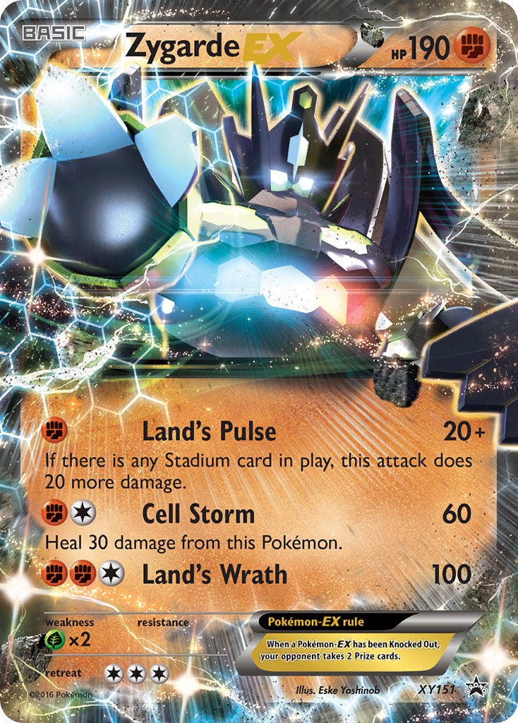 Zygarde-EX XY Promos SET-XY151