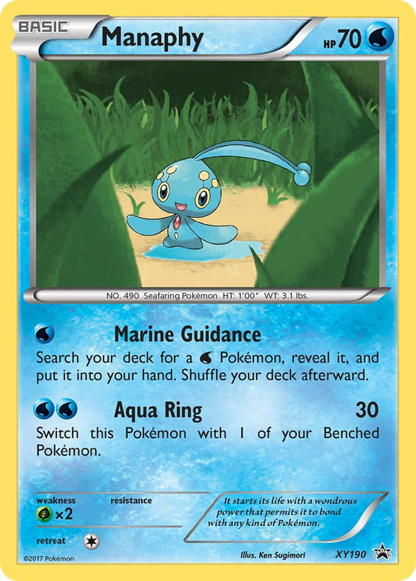 Manaphy XY Promos SET-XY190