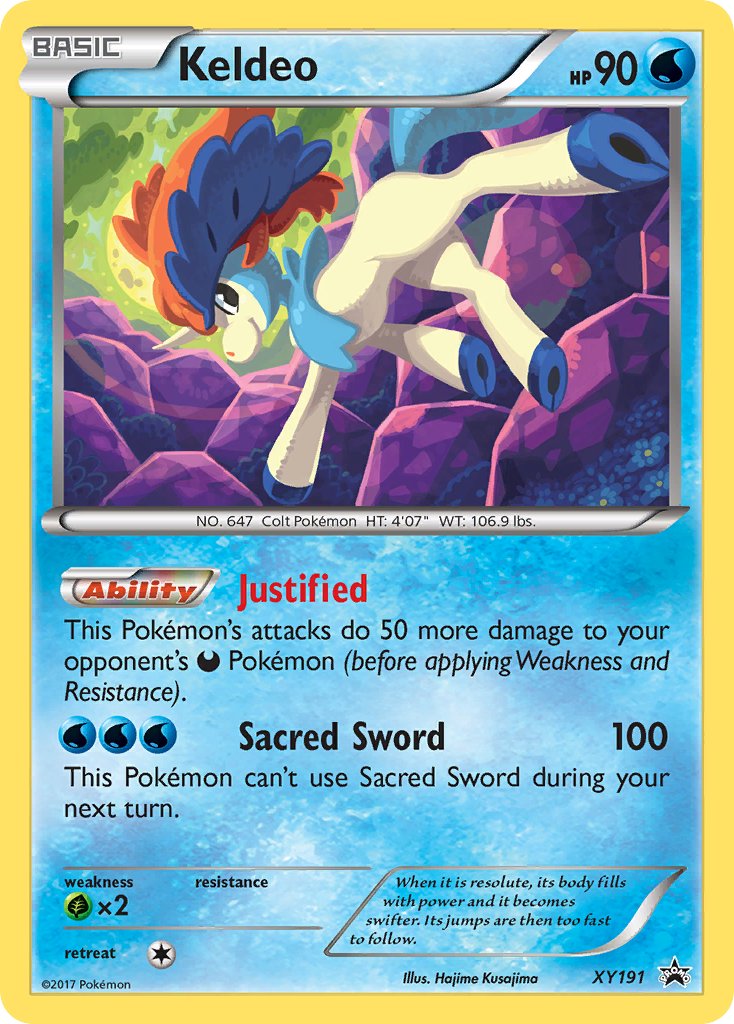 Keldeo XY Promos SET-XY191