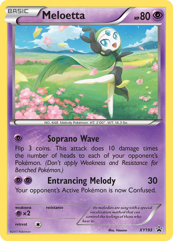 Meloetta XY Promos SET-XY193