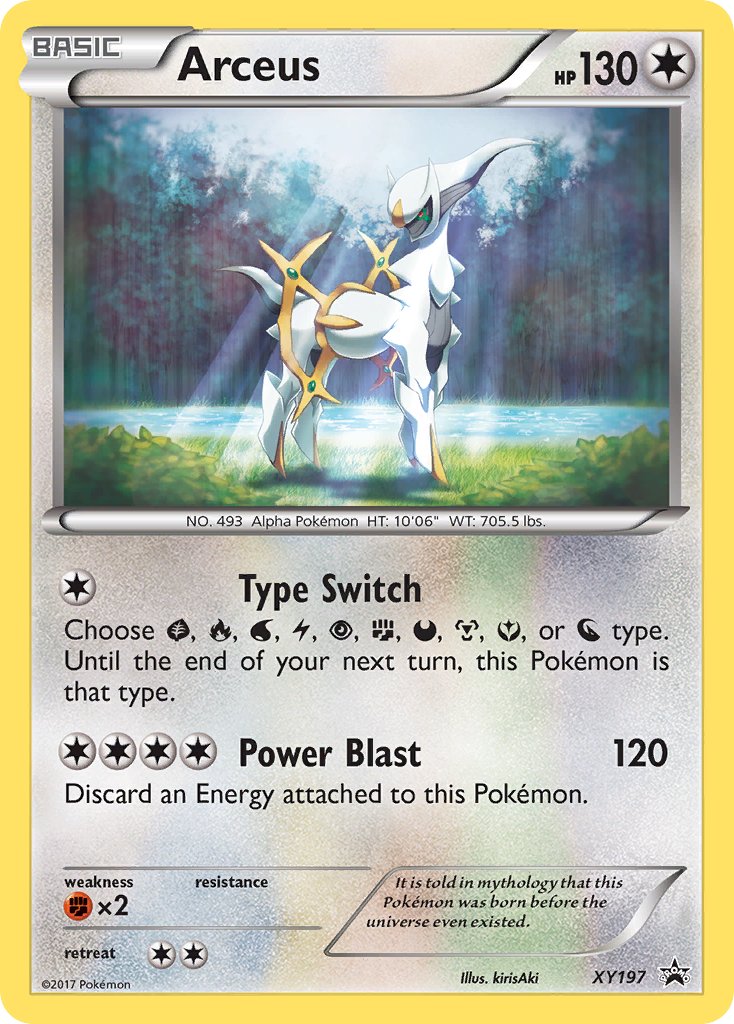 Arceus XY Promos SET-XY197