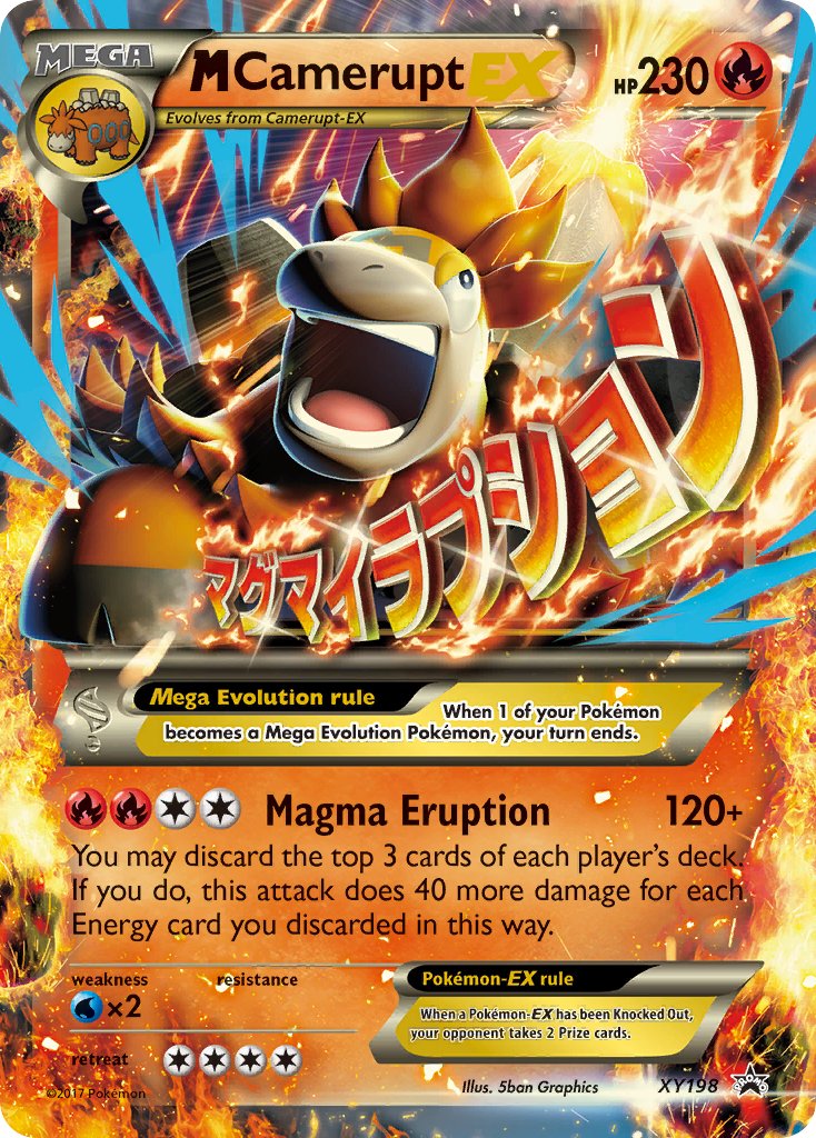 M Camerupt-EX XY Promos SET-XY198