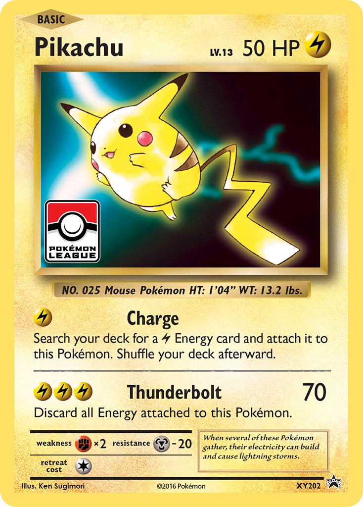Pikachu XY Promos SET-XY202