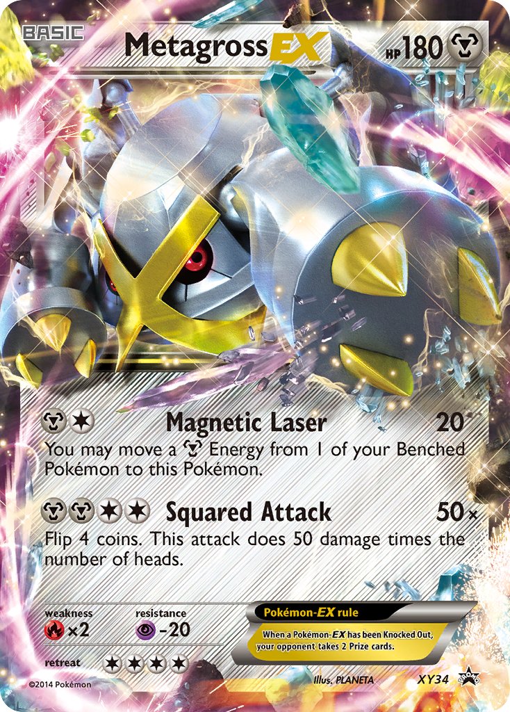 Metagross-EX XY Promos SET-XY34