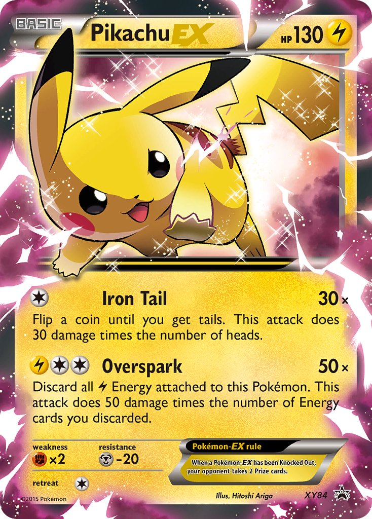 Pikachu-EX XY Promos SET-XY84