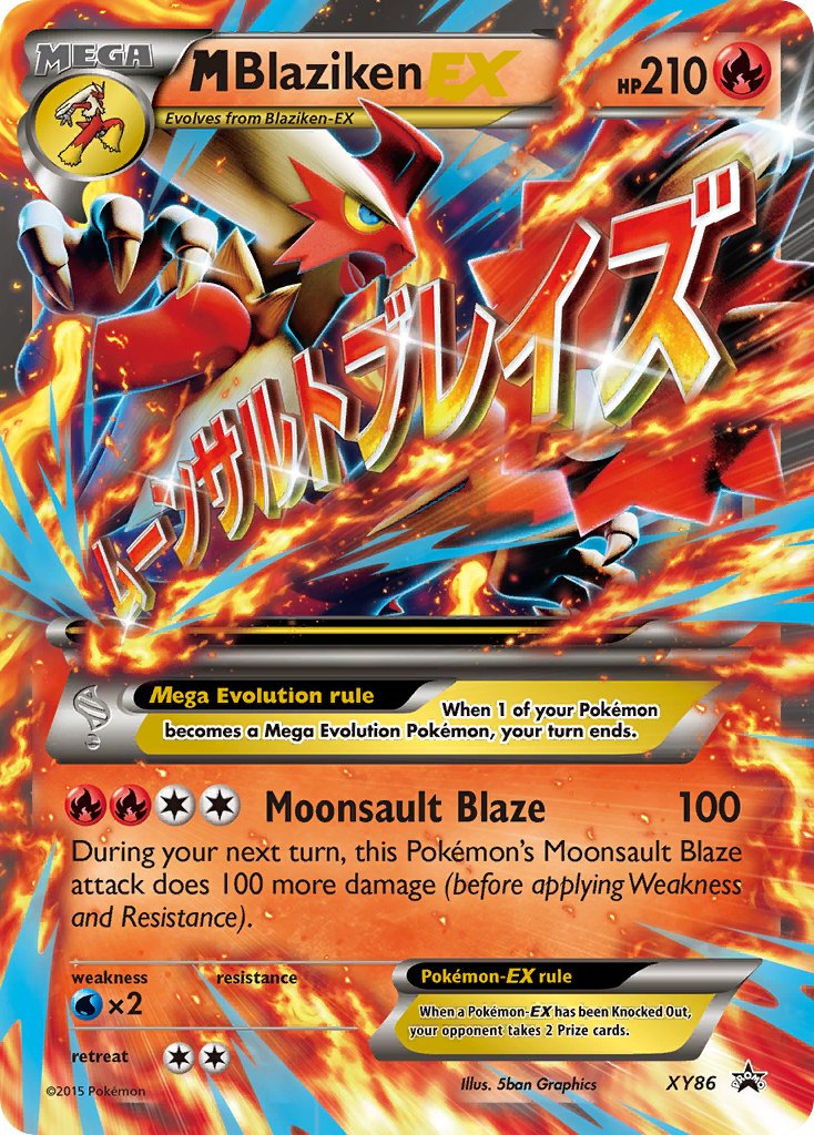 M Blaziken-EX XY Promos SET-XY86