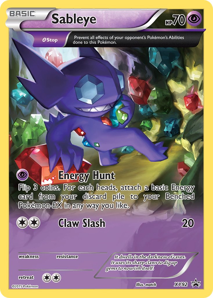 Sableye XY Promos SET-XY92