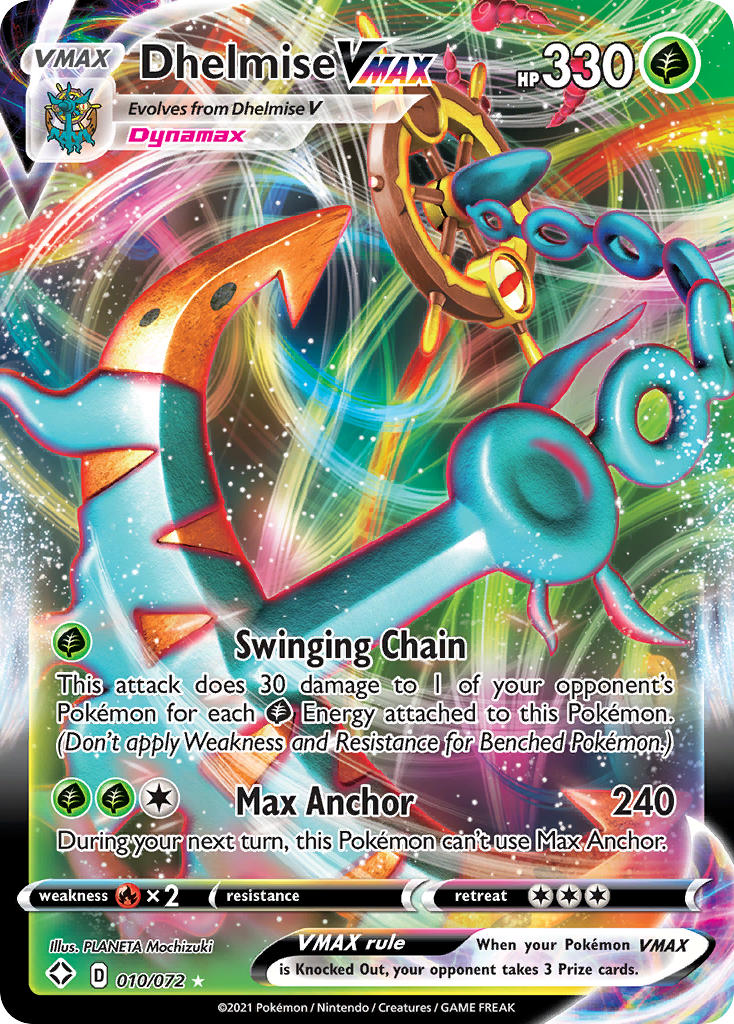 Dhelmise VMAX Shining Fates SET-010