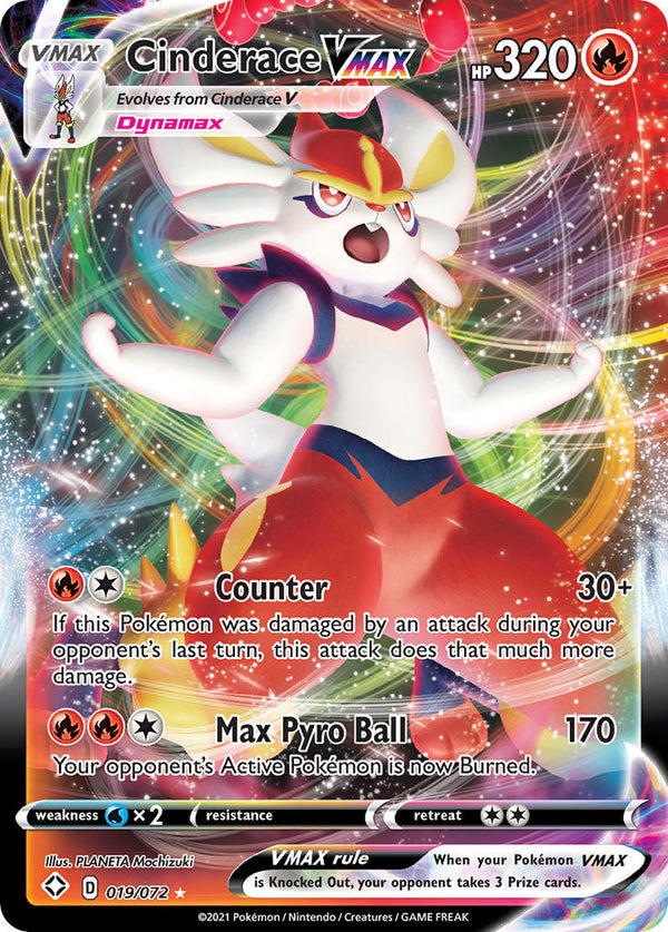 Cinderace VMAX Shining Fates SET-019