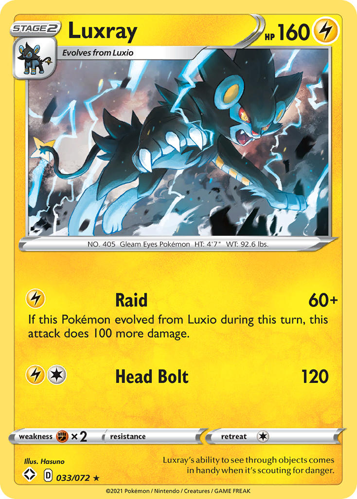 Luxray Shining Fates SET-033