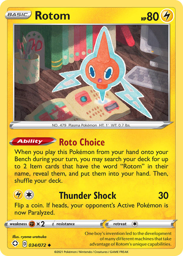 Rotom Shining Fates SET-034