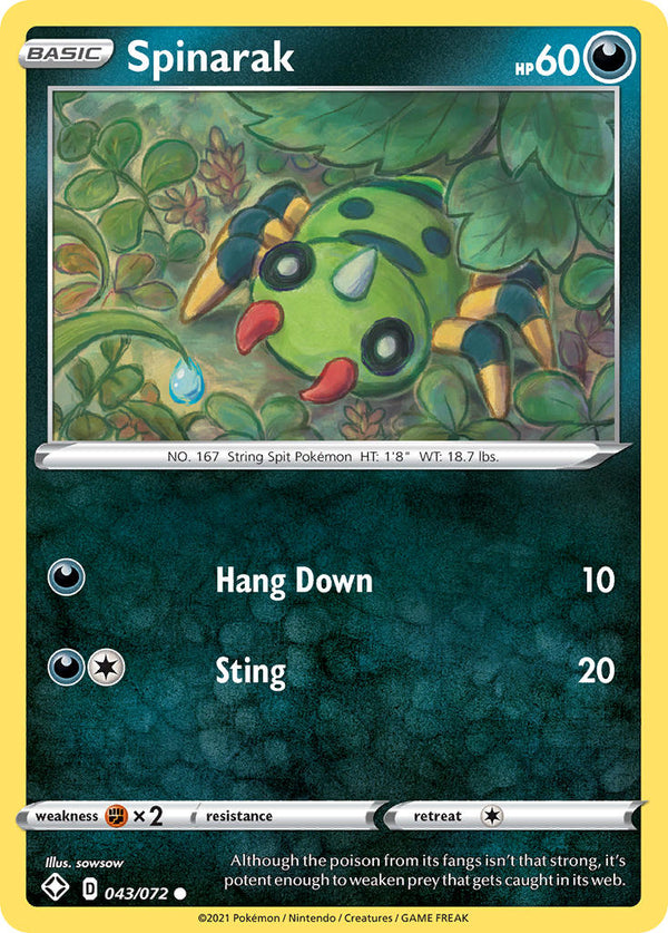 Spinarak Shining Fates SET-043