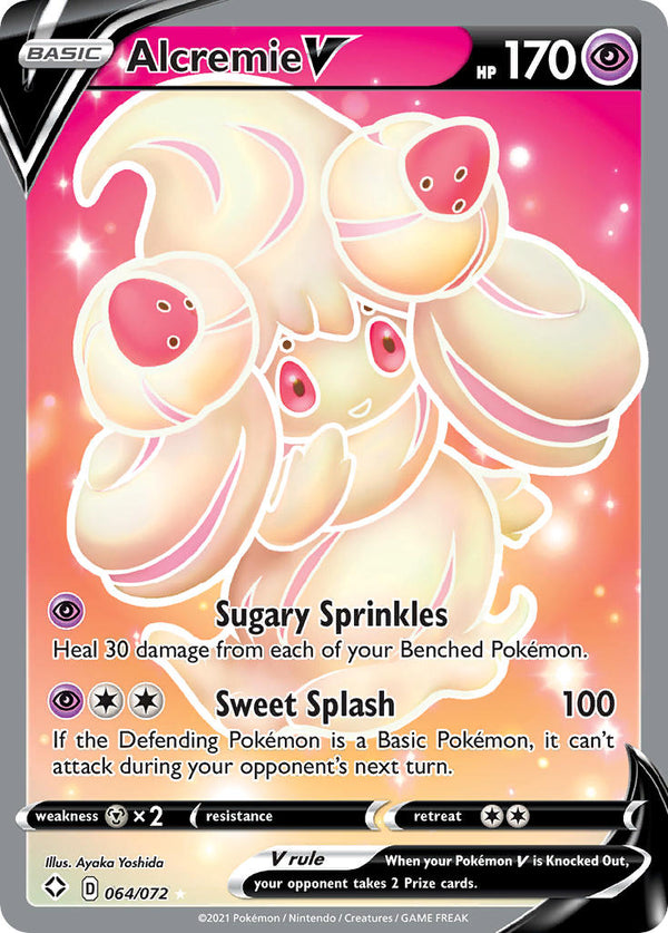 Alcremie V Shining Fates SET-064