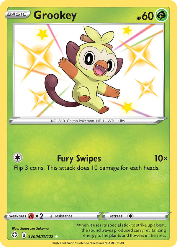 Grookey Shining Fates SET-SV004