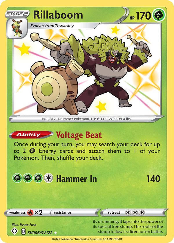 Rillaboom Shining Fates SET-SV006