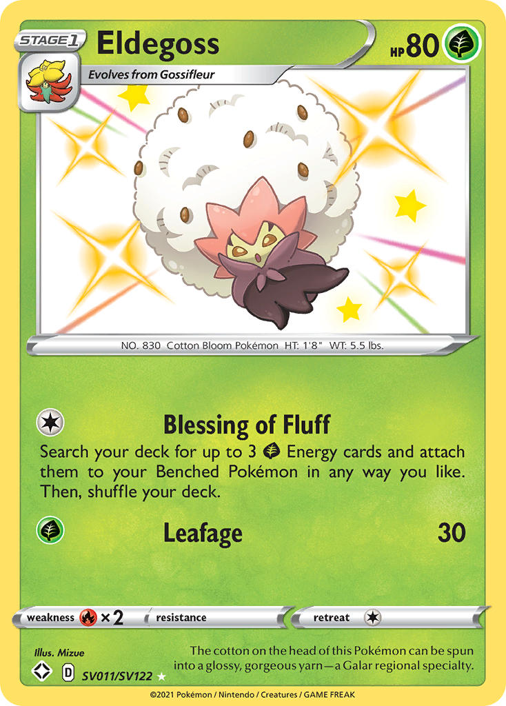 Eldegoss Shining Fates SET-SV011