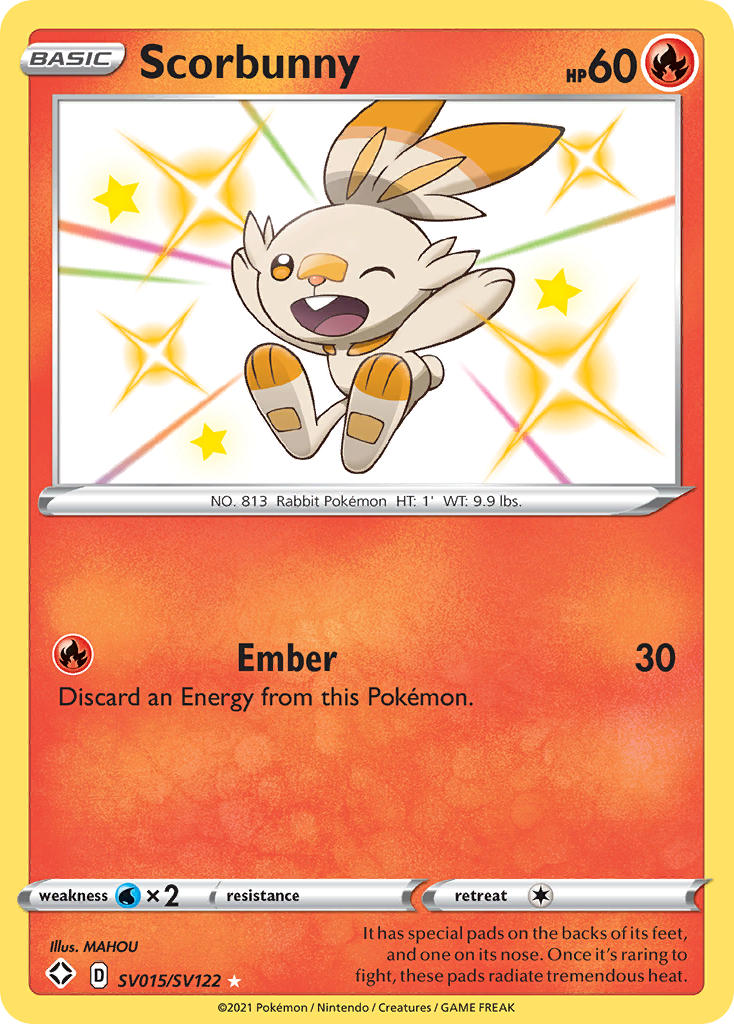 Scorbunny Shining Fates SET-SV015