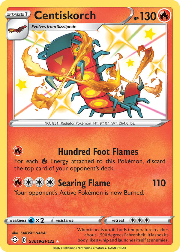 Centiskorch Shining Fates SET-SV019