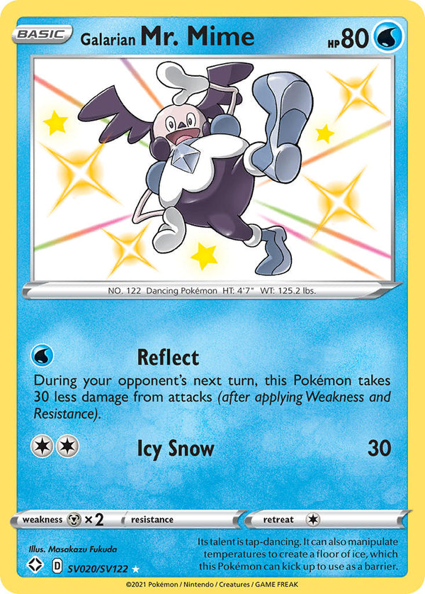 Galarian Mr. Mime Shining Fates SET-SV020